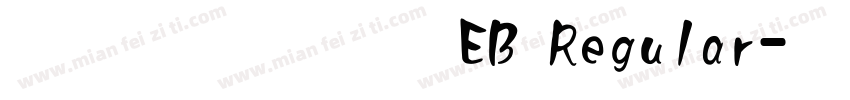 文鼎廣告體EB Regular字体转换